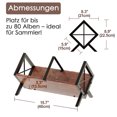 thumbnail image 5 of NEWSENDY Multifunctional Storage Shelf - Black Vinyl Record and Small Item Organizer, 5 of 6