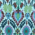 thumbnail image 1 of Ahgly Company Machine Washable Indoor Square Transitional Purple Navy Blue Area Rugs, 6' Square, 1 of 7