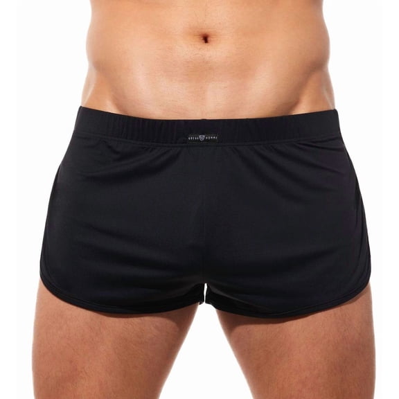 Men's Gregg Homme 190415 Yoga Breathable Short (Black S)