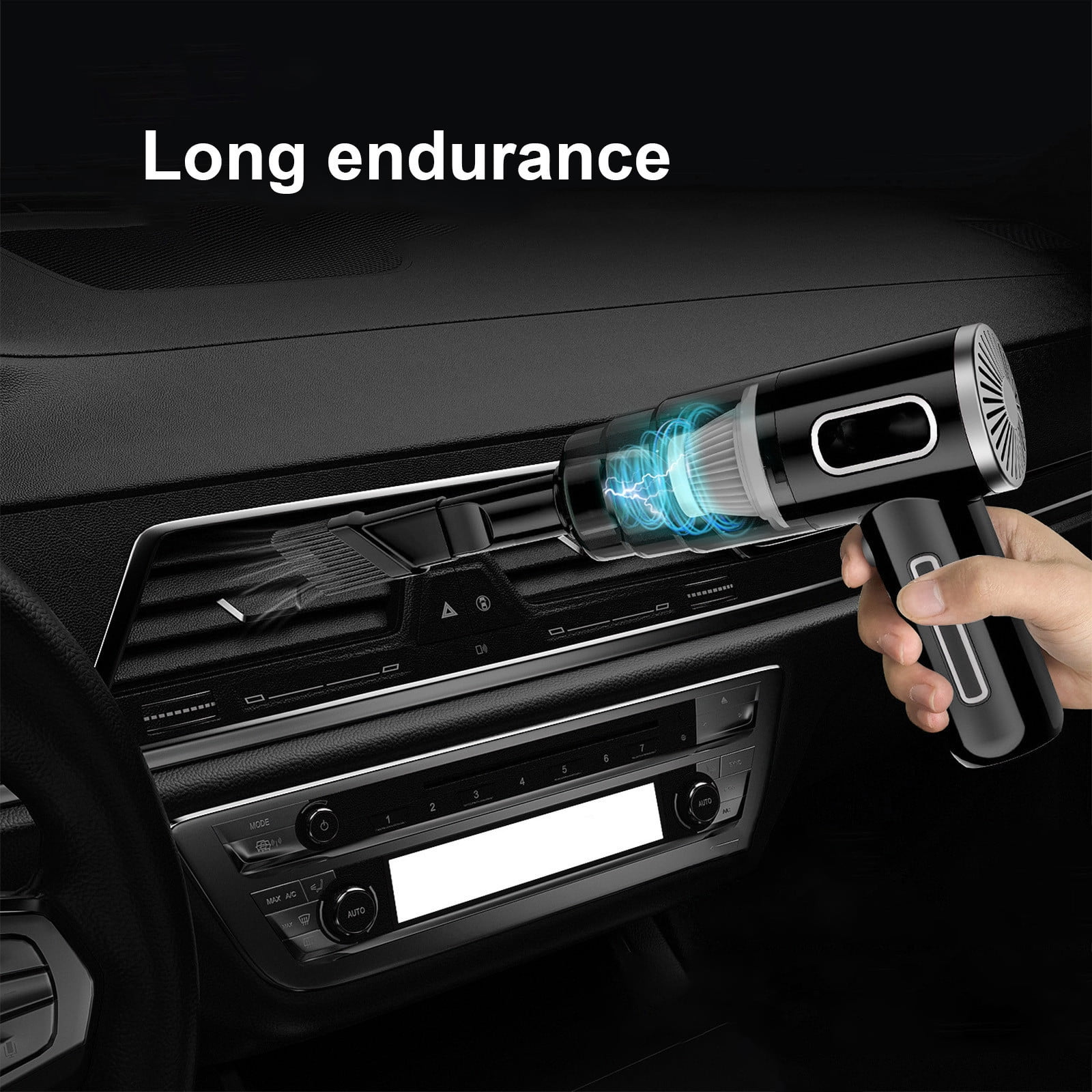 Uiz Merueh Mini Car Vacuum Handheld Vacuum Cordless Car Vacuum Powerful Suction Hand Vac for Car,Office,Home Cleaning