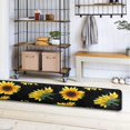 thumbnail image 6 of Sunflowers Floral Yellow Kitchen Rug Runner Rug Doormat Bath Mat Area Rug Non-Slip Carpet for Kitchen Living Bedroom 72 x 24 Inch, 6 of 6