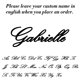 thumbnail image 1 of Sipuris Custom Name Necklace Personalized Golden Choker Stainless Steel Necklace For Women Man Customized Jewelry Christmas Gift, 1 of 5
