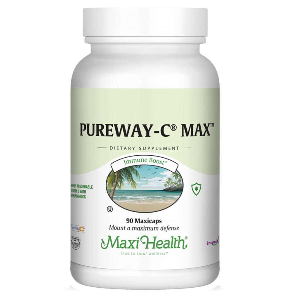 Maxi Health Kosher PureWayC Max Vitamin C 500 mg with Bioflavonoids