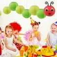thumbnail image 2 of Caterpillar Paper Lanterns Ceiling Hanging Lantern Decoration with Eyes Mouth for School Classroom Birthday Party Decor, 2 of 8