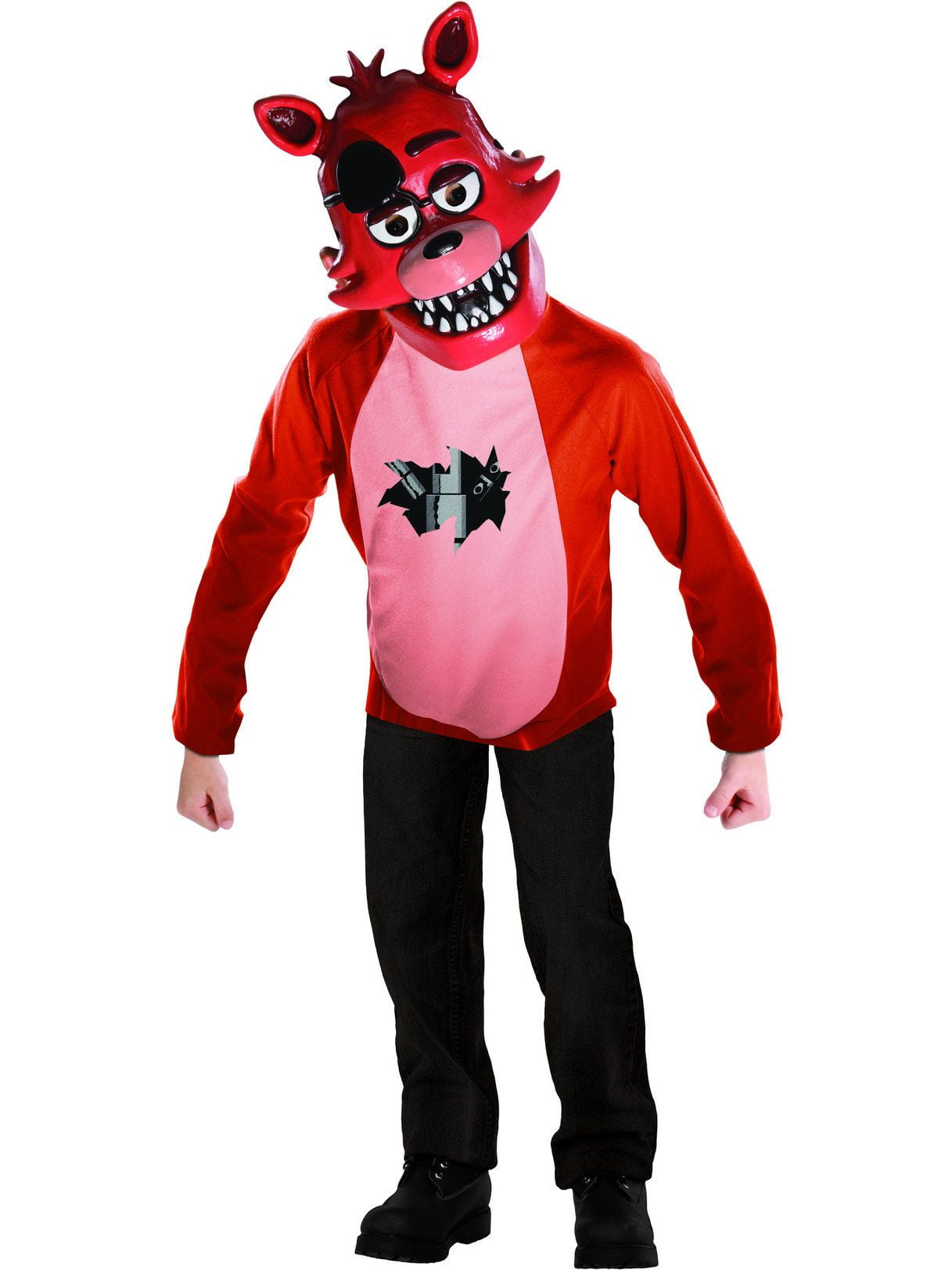 Five Nights at Freddys Deluxe Foxy Kids Costume Set