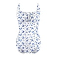 thumbnail image 5 of PMVFHDE Pièce Maillot de Bain pour Femmes Maillot Confortable Blanc,P, 5 of 5