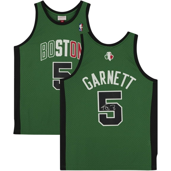 Kevin Garnett Boston Celtics Autographed Mitchell & Ness 2007-08 Italy Replica Jersey - Fanatics Authentic Certified
