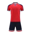 thumbnail image 3 of Cethrio Boys Athletic Outfit Sets, Sports 2 Piece Breathable Short Sleeve Kids Summer Clothing Sets Red Size 6, 3 of 3
