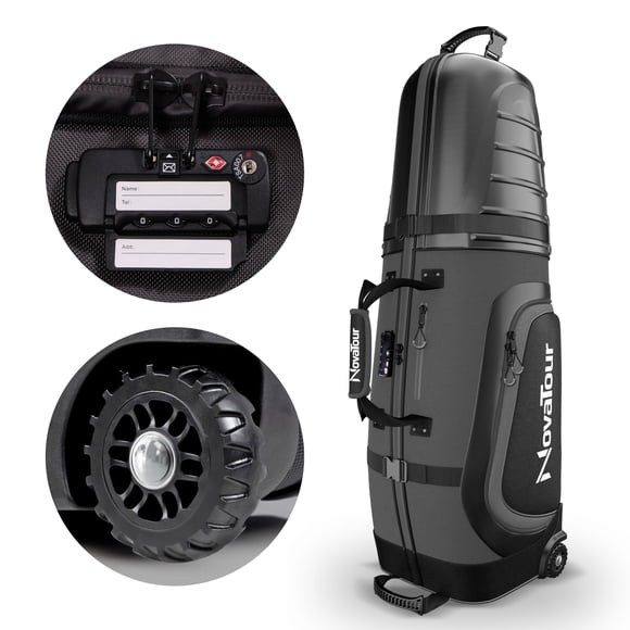 Bolsa de viaje para golf NovaTour de 138 cm, impermeable, con candado TSA