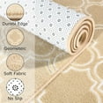 thumbnail image 7 of Junovo 4'x6'Modern Geometric Area Rug for Bedroom and Living Room, Fluffy Indoor Carpet for Family Room Decor,Beige, 7 of 7