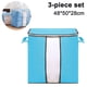 thumbnail image 1 of Paquete de 2 organizadores de bolsas de almacenamiento debajo de la cama, con asas de alta densidad y 1 ventana transparente, almacenamiento de edredón de manta de tela Oxford resistente Vhermosa 2035244-2, 1 of 8