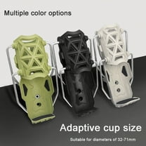 Msgweeeg Cup Holders Motorcycle Water Bottle Holder Scooter Cup Mount No Drilling Rotating Hydration Cup Universal Adjustable Leakproof Bike Drink Holder for Outdoor Riding