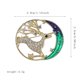 thumbnail image 3 of Broche de aleación Fantasy Reindeer Starry Night Moon, 3 of 3