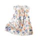 thumbnail image 1 of Odeerbi Niñas Verano Algodón Vestido Tanque Floral Volantes Vestido Sol Sin Mangas Transpirable Vestido Princesa, 1 of 3