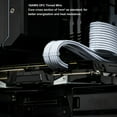 thumbnail image 4 of PSU Cable Extension Power Cord, ATX CPU GPU Power Extension Cable, 24 Pin ATX 4+4Pin CPU 6+2Pin PCIE GPU Power Supply Extension Cable with Combs, 30CM., 4 of 7
