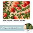 thumbnail image 2 of Peach Polyester Non-Slip Machine Washable Chair Rugs Office Mat Area Rugs Bath Rug, 2 of 6