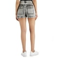thumbnail image 2 of INC International Concepts Womens High Rise Pleated Acid Wash Shorts Black Acid Wash 10, 2 of 3