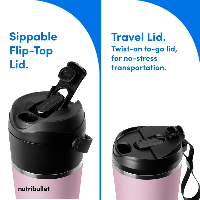 nutribullet Flip Insulated Portable Blender NBPB10350AK, Lavender