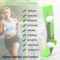 thumbnail image 3 of 6 Pairs Sport Compression Socks for Men & Women Circulation Knee Support Socks For Running Athletic Nursing Travel, 3 of 6