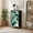 Color-2, variant on 4 Drawer Vertical Storage Dresser Dinosaur Watercolor cartoon dino Surface palm trees with Wood Top Fabric Pull Drawers