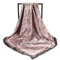 thumbnail image 3 of Neewe Hair Bandanas Scarf For Women Lightweight Fashion Neck Silk Satin Head Scarves For Sleeping Handbags Scarf 90CM Imitation Silk Big Scarf Hand, 3 of 4