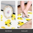 thumbnail image 2 of Lemon Kitchen Rugs and Mats Set of 2, Anti Fatigue Floor Mat, Waterproof PVC Leather Non Slip Kitchen Floor Mats,Comfort Doormat Standing Running Mats Area Rugs Carpet Decor for Kitchen, 2 of 6