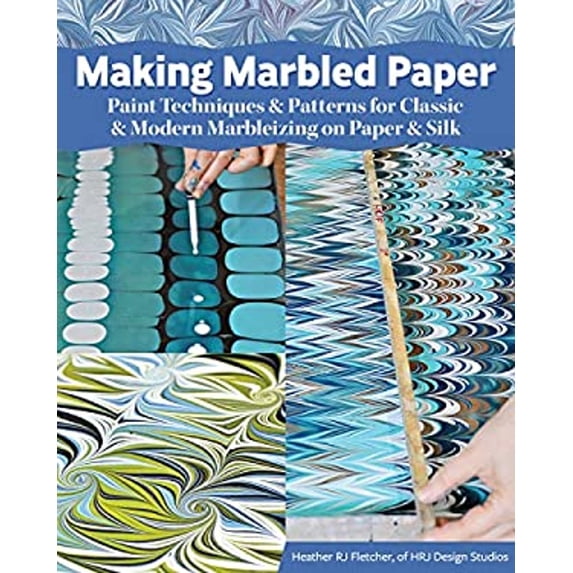 Pre-Owned Making Marbled Paper: Paint Techniques & Patterns for Classic & Modern Marbleizing on Paper & Silk (Paperback) 1497100437 9781497100435