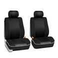 thumbnail image 3 of FH Group Edgy Piping Padded Car Seat Covers Fit For Car Truck SUV Van - Full Set, 3 of 6