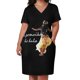 thumbnail image 2 of Bailarina de Hula: vestido holgado adecuado para ropa de moda femenina en idioma hawaiano. La felicidad es Hula, 2 of 6