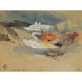 thumbnail image 2 of Thomas Moran 24x19 Black Ornate Framed Double Matted Museum Art Print Titled: Yellowstone, Hot Springs (1892), 2 of 5