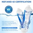 thumbnail image 5 of SPEEDWOW 2Pcs RV Water Filter, RV Inline Water Filter with Flexible Hose Protector, NSF Certified, KDF&GAC Reduces Bad Taste, Odors, Chlorine, Sediment, Camping Essentials for Fresh Drinking Water, 5 of 9