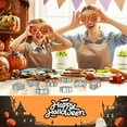 thumbnail image 3 of Mashaouyo Clearance 50% Off Clear! Popsicles Molds 9Pcs Halloween Cookie Cutters Set Pumpkin Cookie Cutters For Baking Holiday Cookie For Home Cake Making, 3 of 6