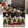 Bgageg Plush Christmas Rug Non Slip Bath Mat Soft Shaggy Long Fuzzy