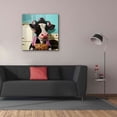 thumbnail image 3 of Epic Graffiti 'Cow Pie' by Lucia Heffernan, 37"x37", 3 of 8