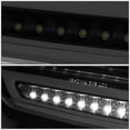 thumbnail image 3 of DNA Motoring 3BL-FM15-LED-BK-SM For 2015 to 2018 Ford Mustang LED Neon Shape Third 3rd Tail Brake Light Reverse / Back Up Rear Fog Lamp Smoked Housing 16 17, 3 of 6