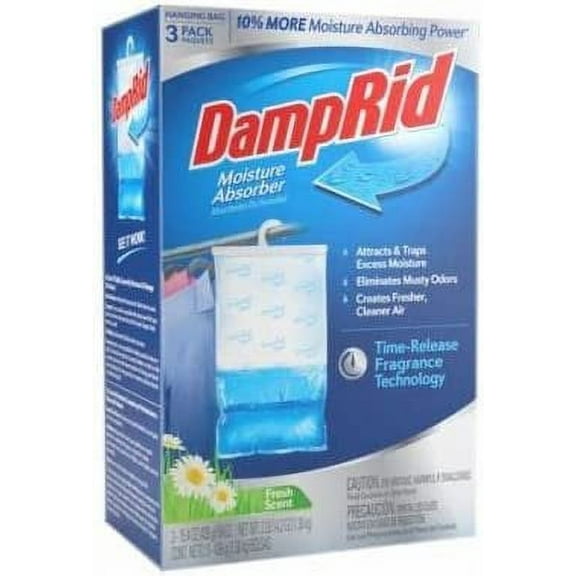 WM Barr Closet Freshener FG83FSSB 3PK - Moisture Absorbent, Fresh Scent - 3 Pack, 15.4 oz