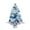 Blue With Light, variant on Blue Mini Christmas Tree 17 Inch Artificial Tabletop Christmas Tree with Christmas Ornaments Berry Desktop Xmas Trees for Indoor Outdoor Holiday Home Chrismtas Supplies