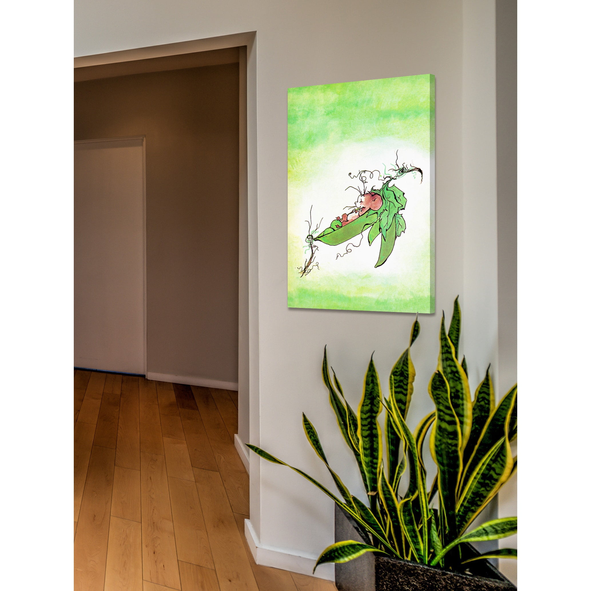 Marmont Hill "Sleeping Mouses" by Curtis Painting Print on Canvas