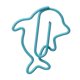 thumbnail image 2 of 32 Box Paper Clips 3 Colors Innovative Pony Rabbit Dolphin Combo Small Metal Paperclips for Paperwork Office School, 2 of 3