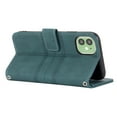 thumbnail image 2 of For iPhone 11 Flip Case, Premium PU Leather Folio Flip with Design Card Slots Wrist Strap Shockproof Kickstand Magnetic Protective Girls Cover For iPhone 11, Darkgreen, 2 of 9