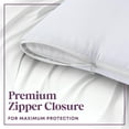 thumbnail image 3 of CIRCLESHOME European Pillow Protectors - 100% Cotton Breathable Pillowcases - 26 X 26 Square Pillowcases - Protects Pillows from Dirt, Dust and Debris (European- 2 Pack- 26x26), 3 of 8