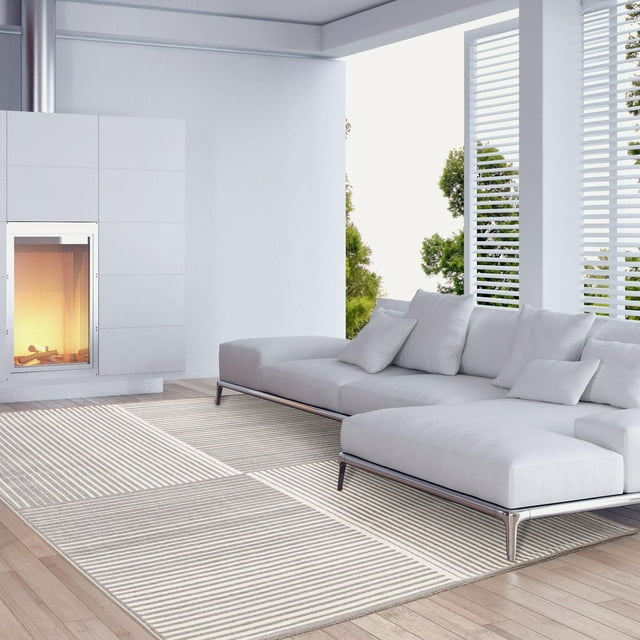 ECARPET Modern Area Rug for Living Room, Dining Room and Bedroom Ambiance Collection