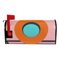 thumbnail image 2 of Yayeee Mailbox Cover Magnetic Large Size Post Box Cover Wrap Decor, Orange Circle, 2 of 9