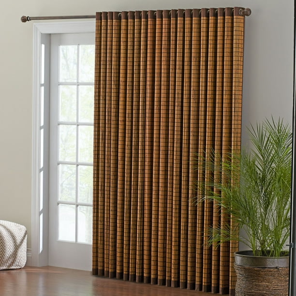 Brylanehome Bamboo Grommet Panel 42i, Pier One Imports Bamboo Curtains