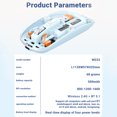 thumbnail image 3 of Computer Mice,Computer Mice Silent Switch Type-c Switch Type-c One-key 3065 Ic One-key Office And Ic 1600 Speed Model Bt Computer Adjustable Silent Switch 1600dpi  2.4G BT1 BT2, 3 of 6