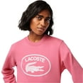 thumbnail image 3 of Lacoste Womens Natural Cotton Fleece Loose Sweatshirt, 3 of 4