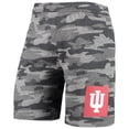 thumbnail image 2 of Men's Concepts Sport Charcoal/Gray Indiana Hoosiers Camo Backup Terry Jam Lounge Shorts, 2 of 3
