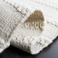 thumbnail image 5 of SAFAVIEH Kilim Mayra Striped Polyester Area Rug, Light Grey/Ivory, 3' x 5', 5 of 8