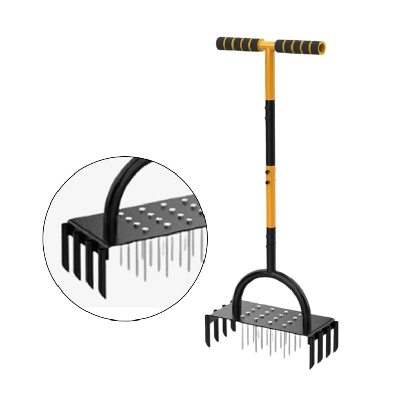 Efficient Lawn Aerating Tool Yard Spikes Aerators Tool for Garden and Lawn Care