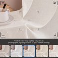 thumbnail image 7 of Vangao Linen Blended Crude Curtains Light Filtering Semi Sheer Curtains 2 Panels for Living Room Bedroom Grommet Drapes 52" x 63", 7 of 7